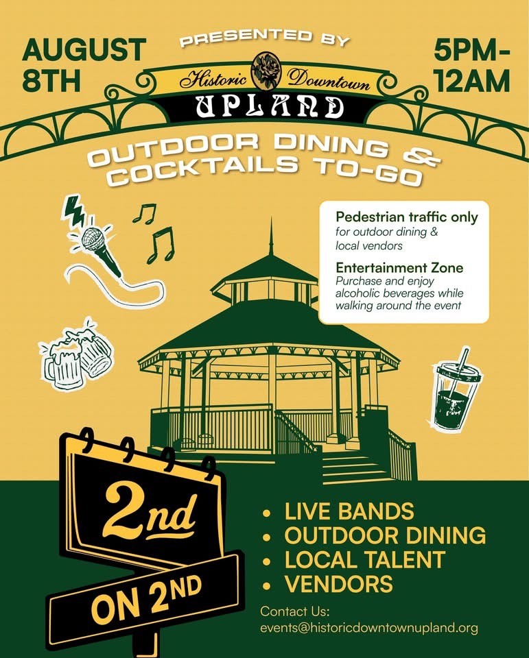 Outdoor Dining poster 2nd on 2nd 7 29 2026
